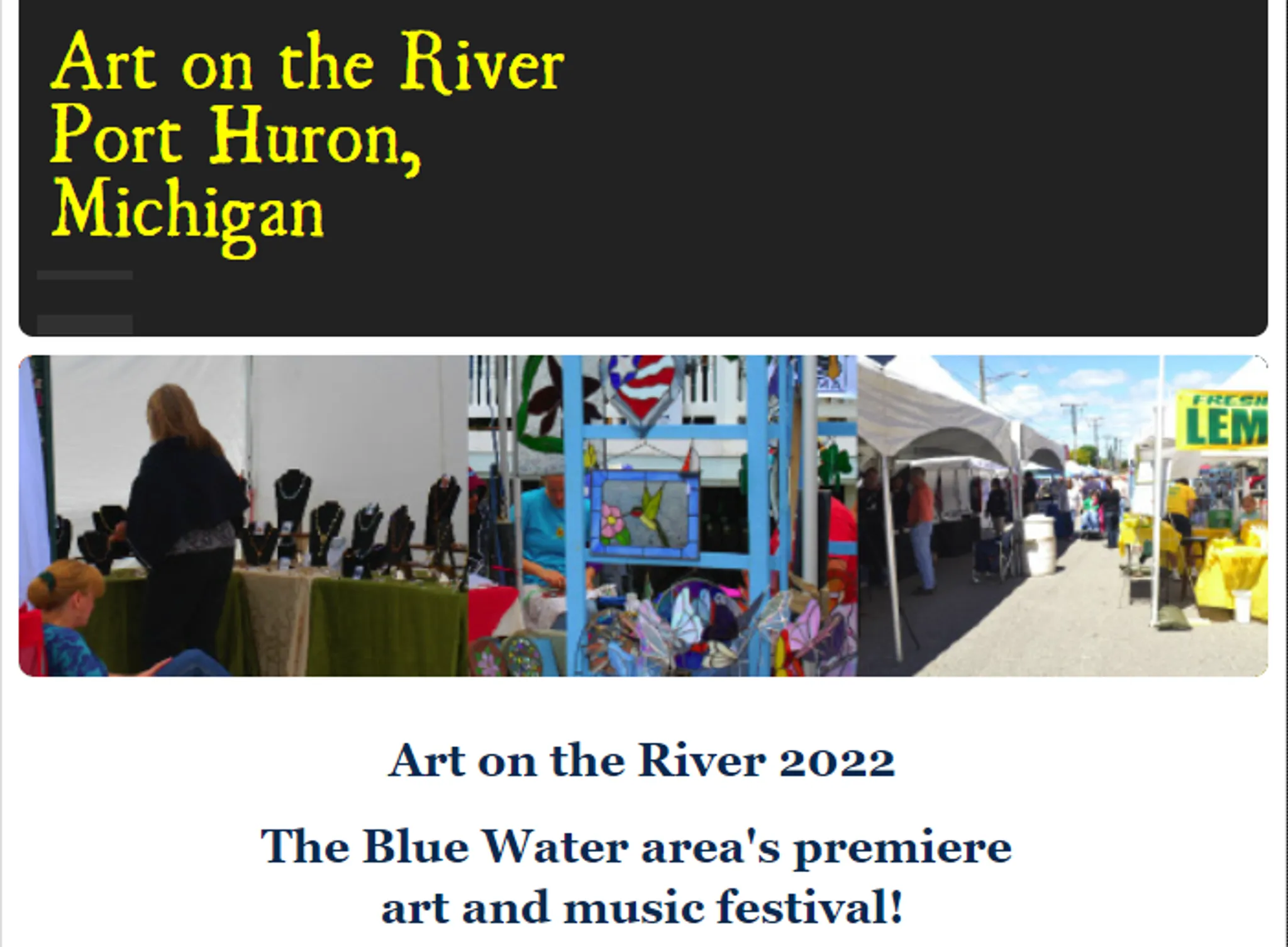 Port Huron Art on the River