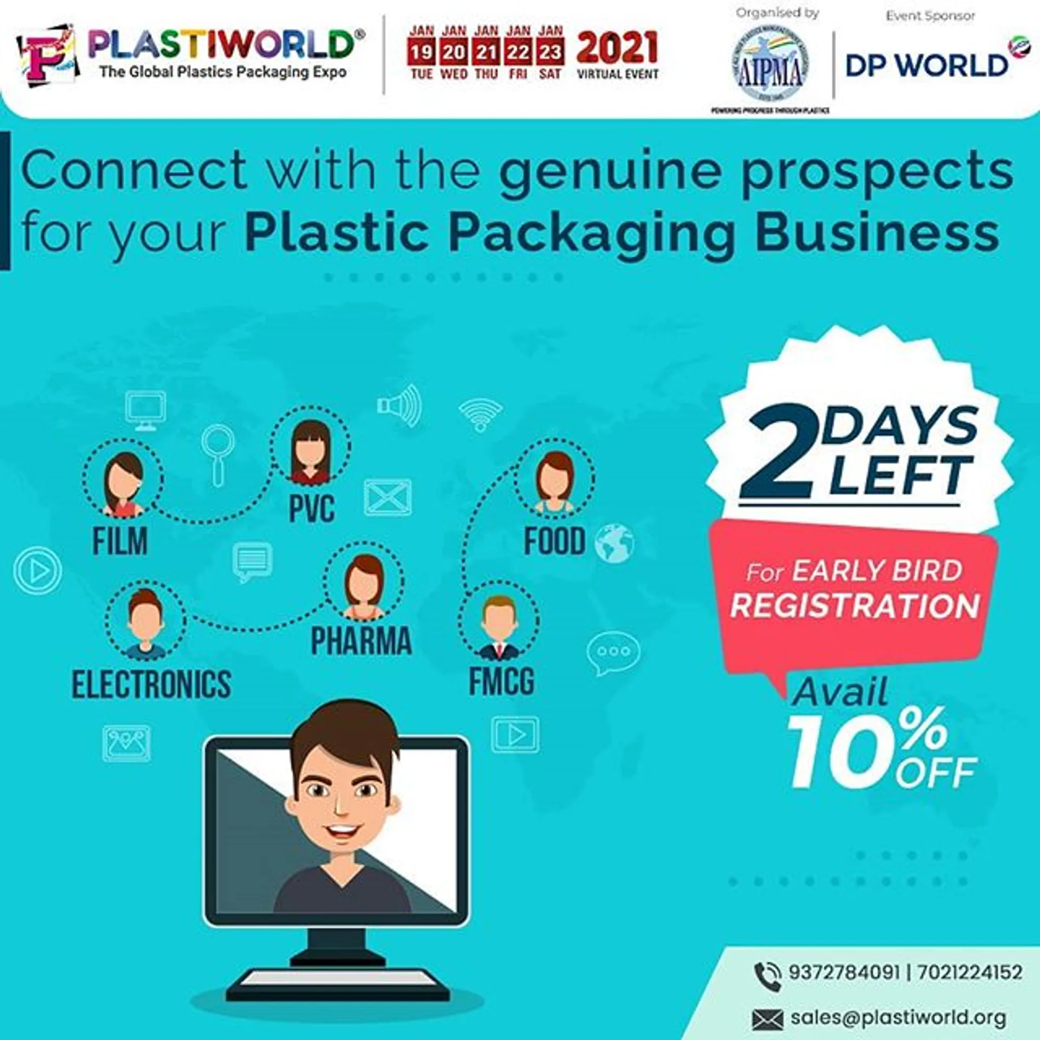 PLASTIWORLD INDIA: Global Plastics Packaging Virtual Expo & B2B Event