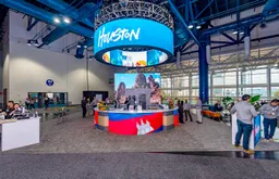 40x40 Îlot booth design by 2020 Exhibits