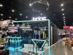20x40 Island booth design by A Plus Expo