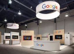 50x50 Island booth design by Art & Display