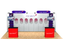 10x20 Inline booth design by Display Overstock