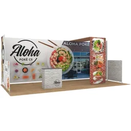 10x20 Inline booth design by Display Pros