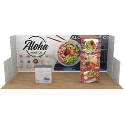 10x20 Inline booth design by Display Pros