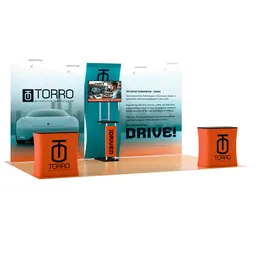 10x20 Inline booth design by Displays2Go