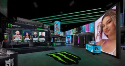 100x100 Island booth design by EDE Corporation