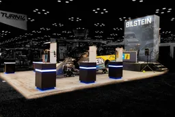 30x40 Island booth design by Exhibit House