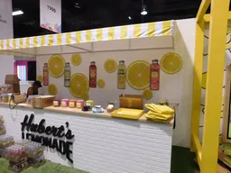 30x50 Island booth design by Exhibit Options