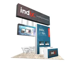 20x20 Island booth design by Exhibit People