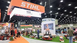 50x50 Island booth design by Fern Expo