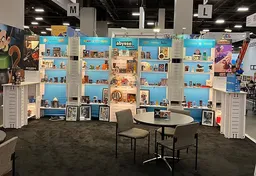 10x20 Inline booth design by Flatworks Displays