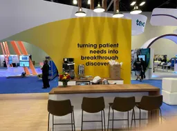20x30 Island booth design by Foster Display Group