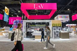 20x20 Island booth design by Freeman