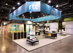 30x40 Peninsula booth design by GES (Global Experience Specialists)