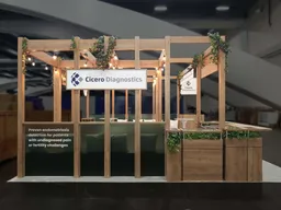 20x20 Island booth design by GreveCo