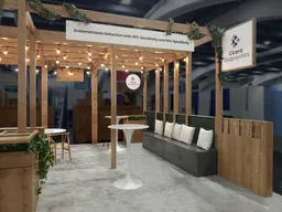 20x20 Island booth design by GreveCo