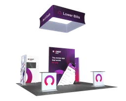 20x20 Island booth design by MOD Displays
