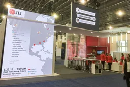 20x40 Island booth design by Multi Image Group (MIG)