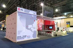 20x40 Island booth design by Multi Image Group (MIG)