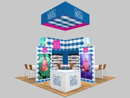 20x20 Island booth design by ProExhibits