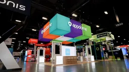 30x30 Island booth design by Pure Exhibits