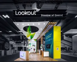 20x30 Island booth design by Rockway Exhibits