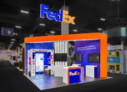 20x20 Îlot booth design by Triple20