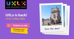 UXLx: User Experience Lisbon 2026