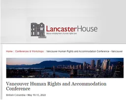 Vancouver Human Rights and Accommodation Conference