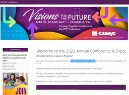 CAAEYC Annual Conference & Expo